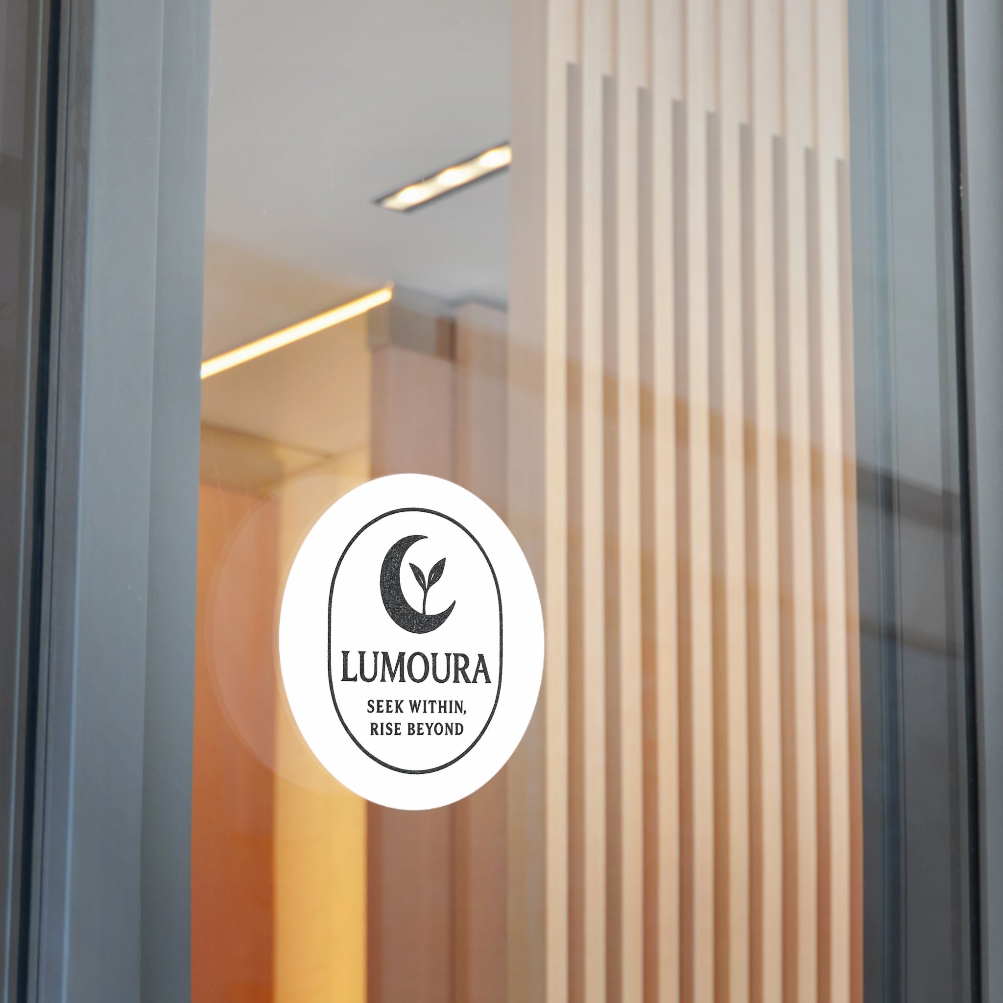 Lumoura "Seek Within, Rise Beyond" Motivational Sticker