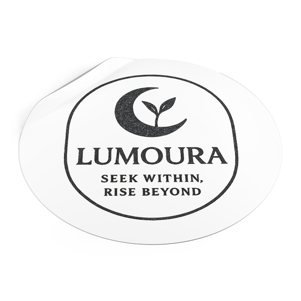 Lumoura "Seek Within, Rise Beyond" Motivational Sticker