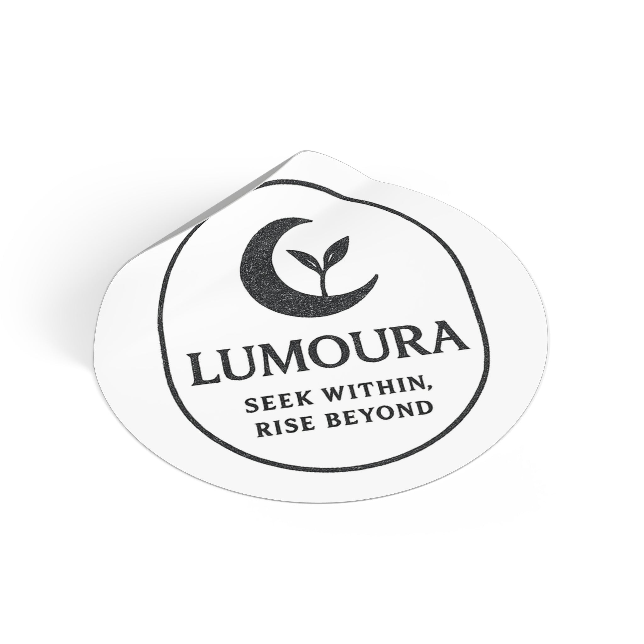 Lumoura "Seek Within, Rise Beyond" Motivational Sticker