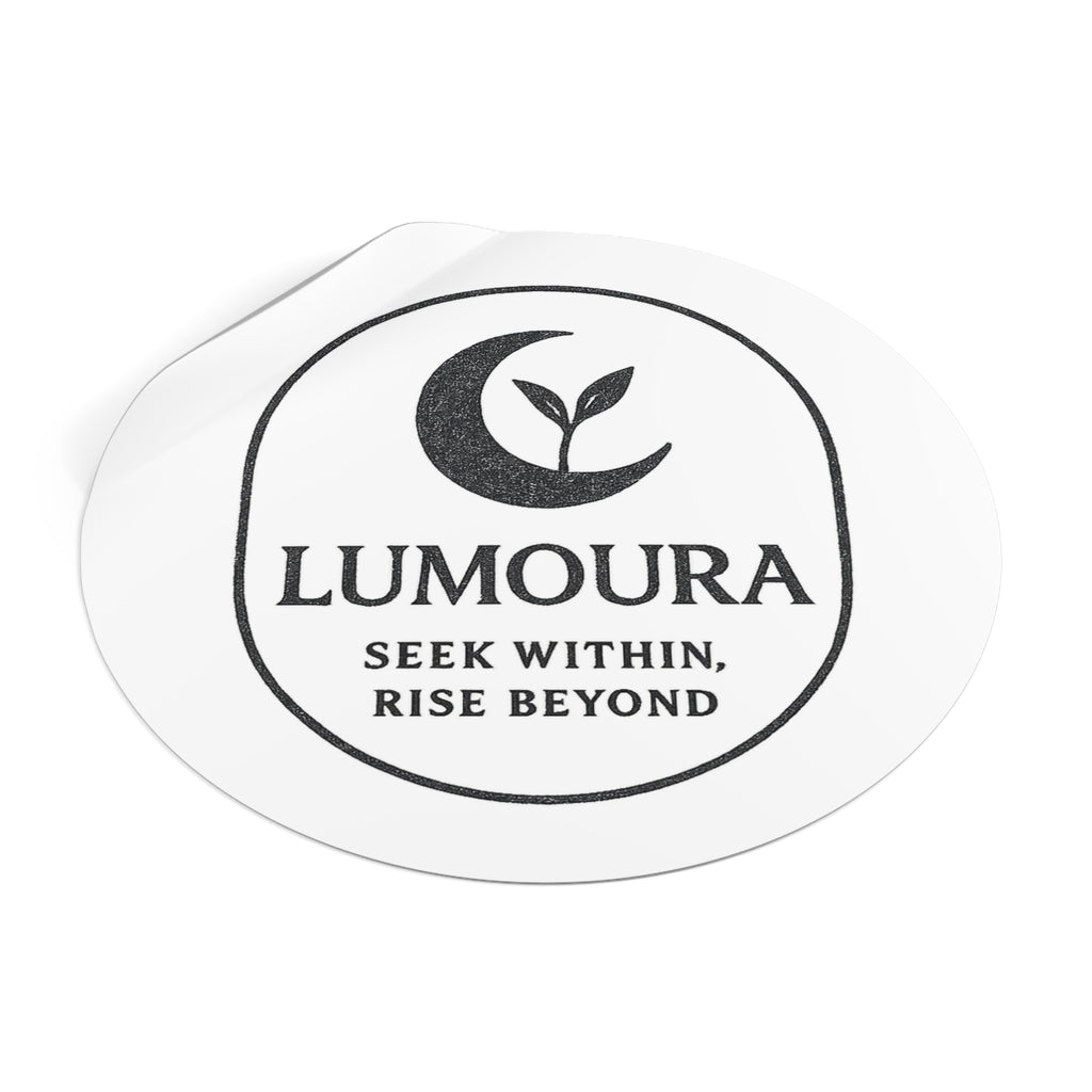 Lumoura "Seek Within, Rise Beyond" Motivational Sticker