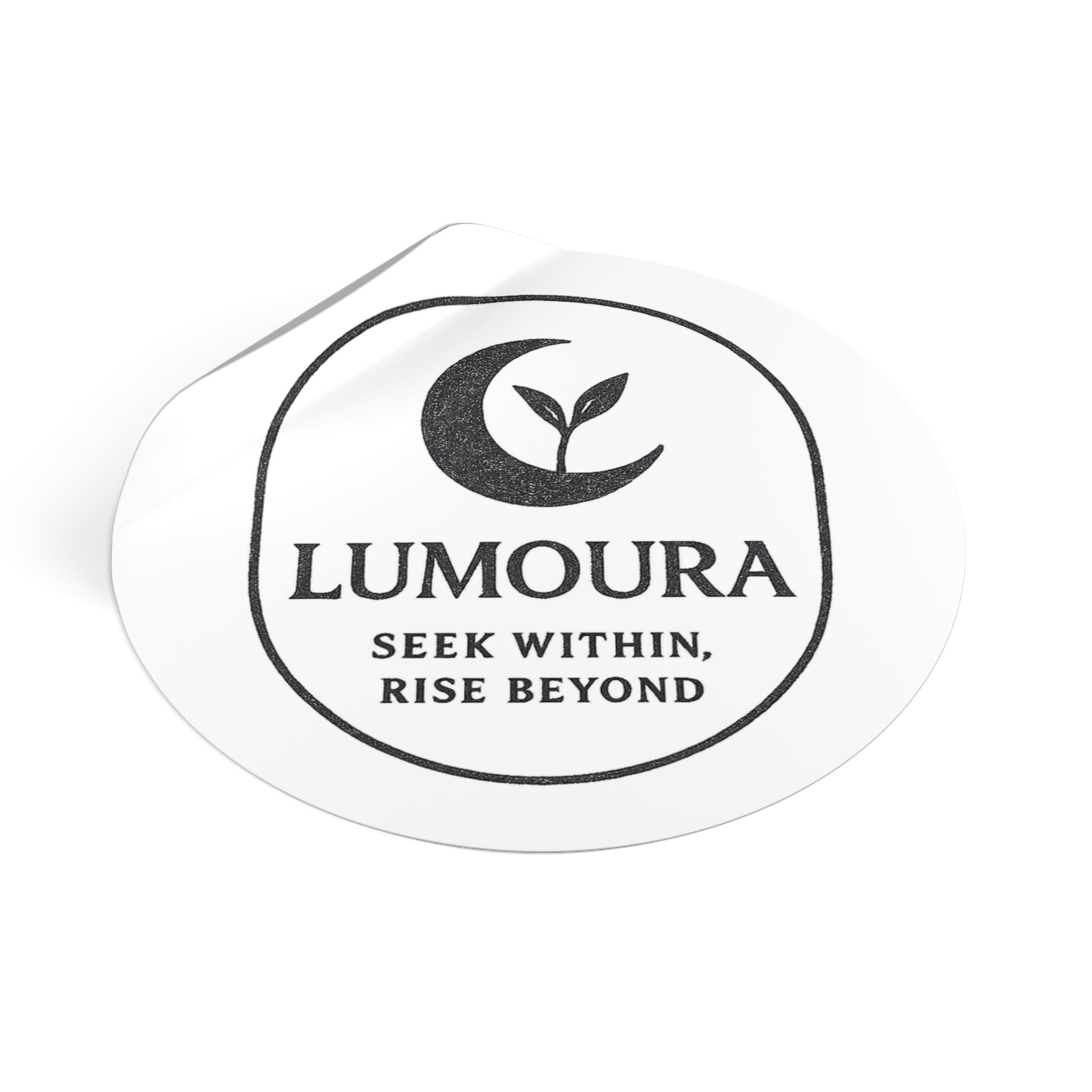 Lumoura "Seek Within, Rise Beyond" Motivational Sticker